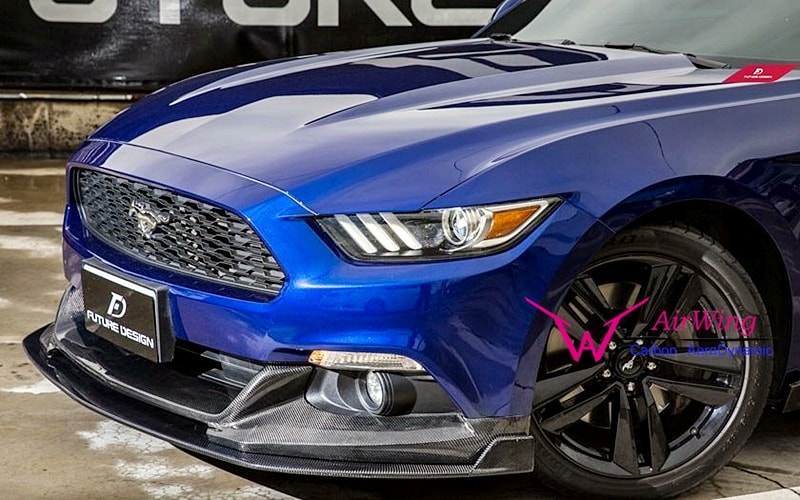 Mustang - HP style Carbon Front Lip Spoiler 02